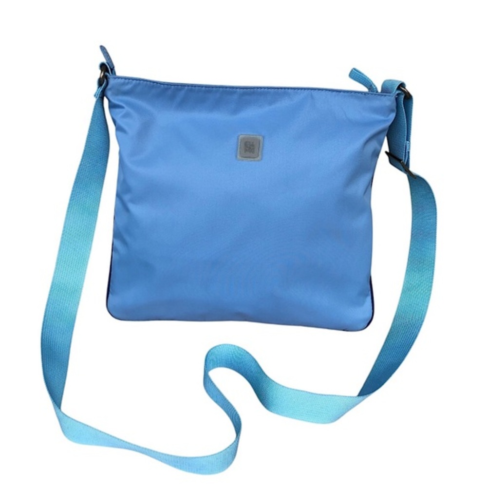 Ellington Amelia  Nylon Blue Crossbody Tote‎ Sling Messenger Bag Travel School